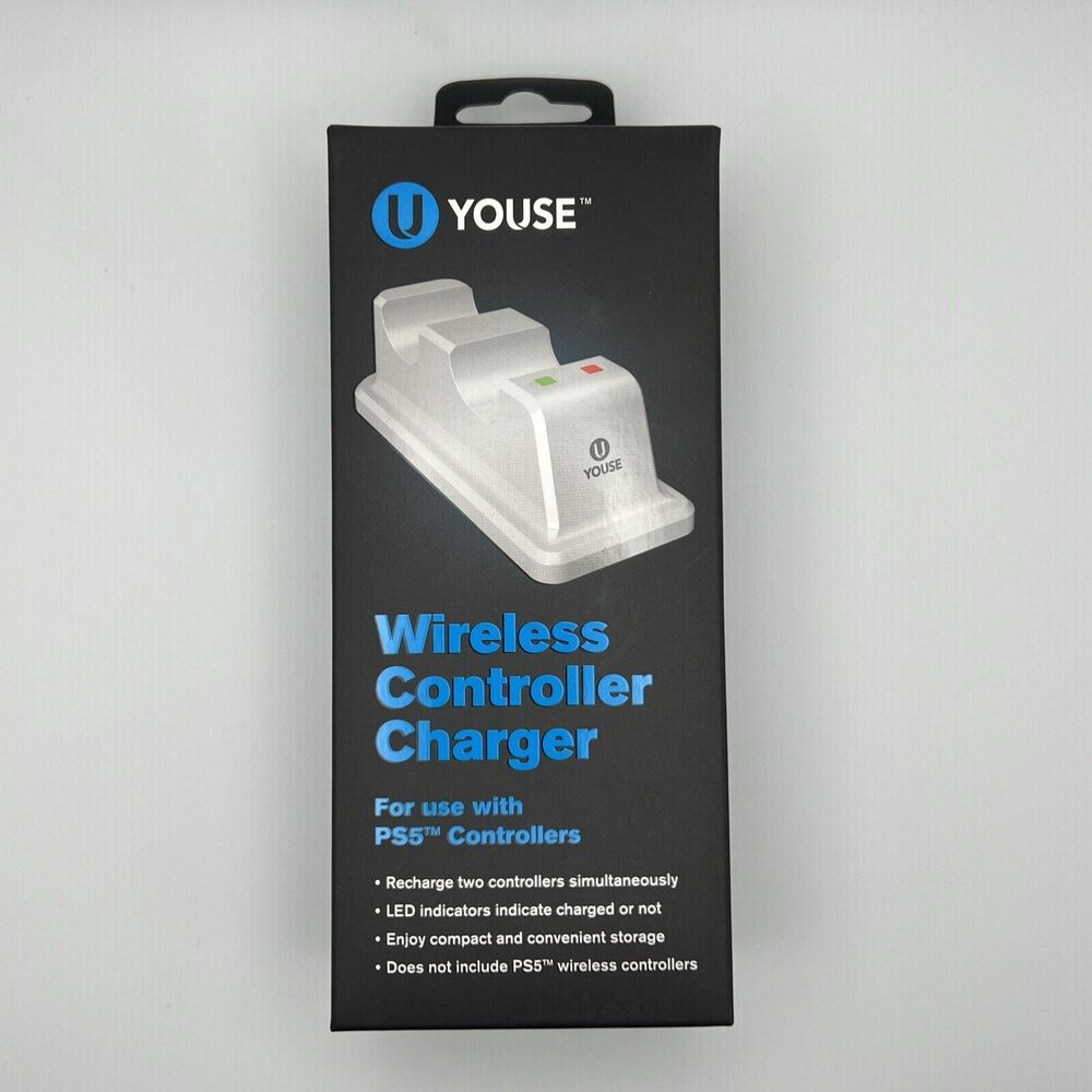 Wireless Dual Controller Charger PlayStation 5 PS5 Includes C cable - NEW SEALED